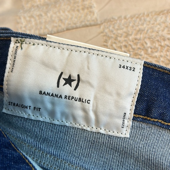 Banana Republic Straight Jeans NWT 34x32 - Picture 6 of 7